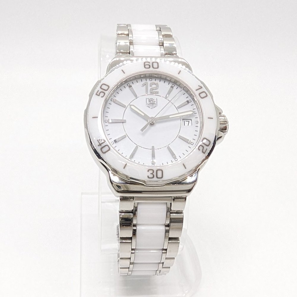 Tag Heuer Formula 1 WAH1211 37mm White Ceramic & Stainless Steel Ladies Watch